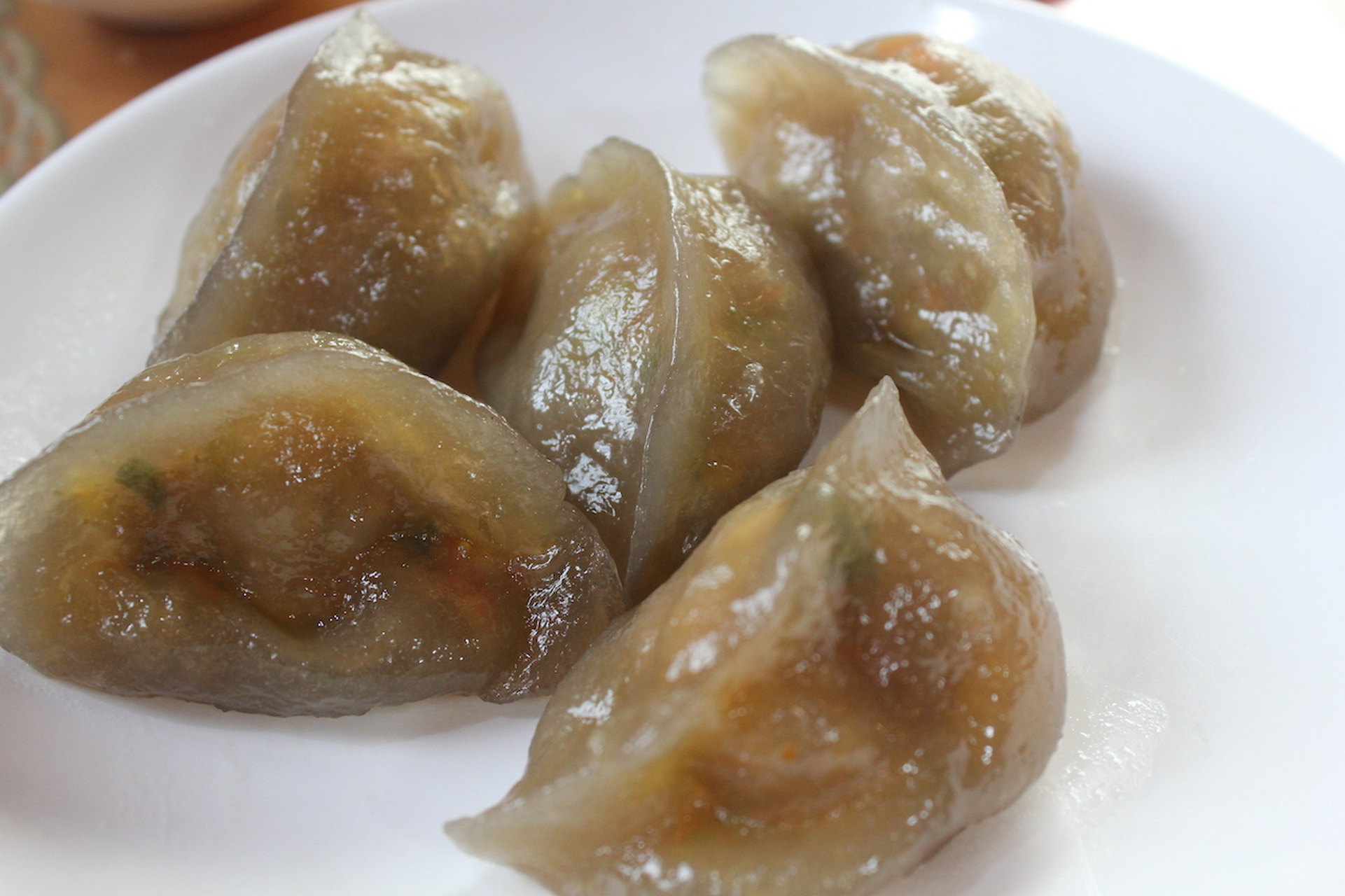 锦粉饺,也叫三角饺,是温州一带的特色小吃.