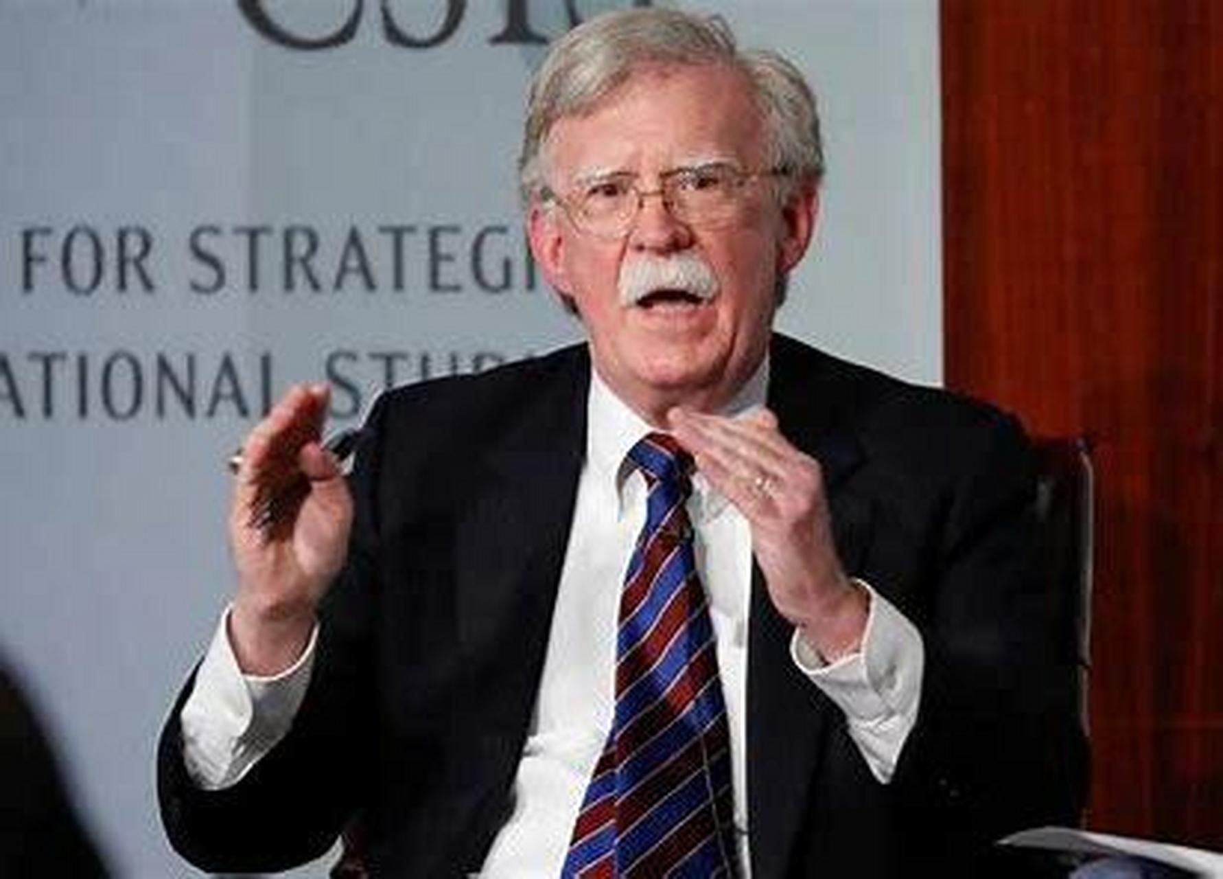 被中国制裁的美国前国安顾问博尔顿访问台湾74岁的博尔顿(john bolton