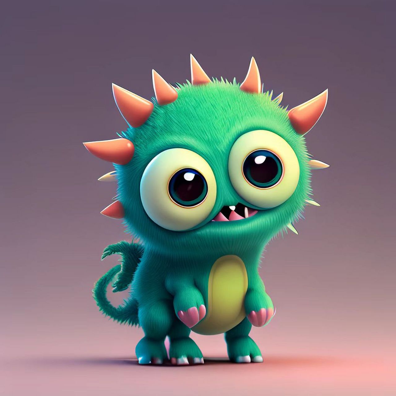 百度涂鸦一格ai绘画:一波可爱的小小怪兽,喜欢的拿走!