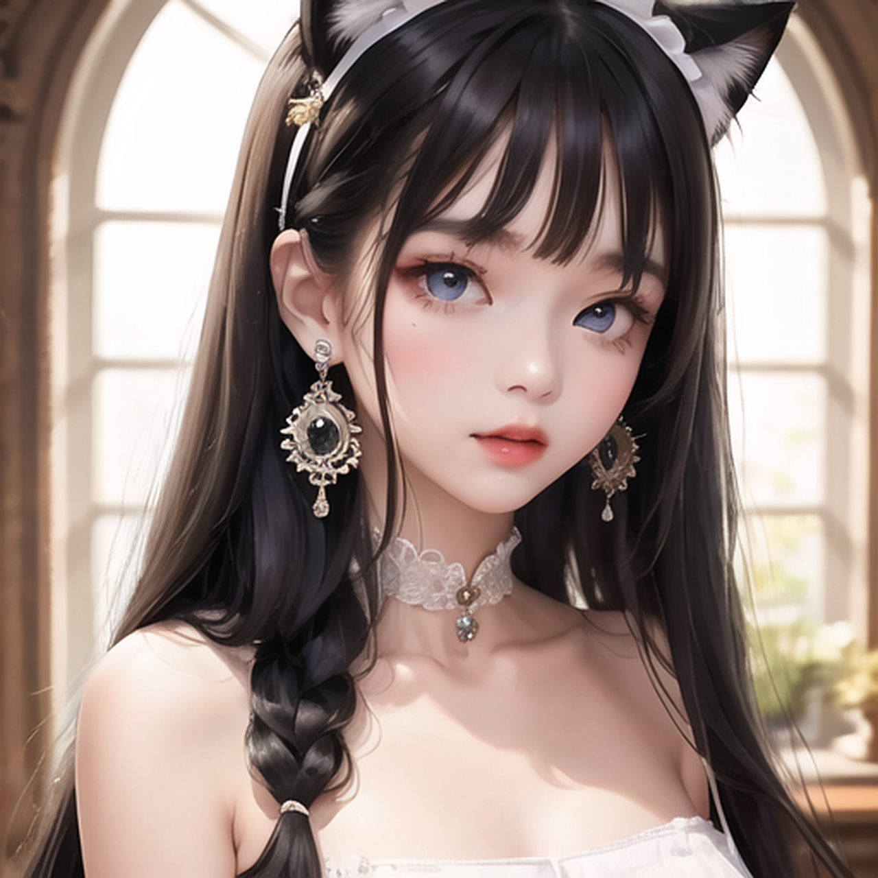 ai美少女# #ai绘画