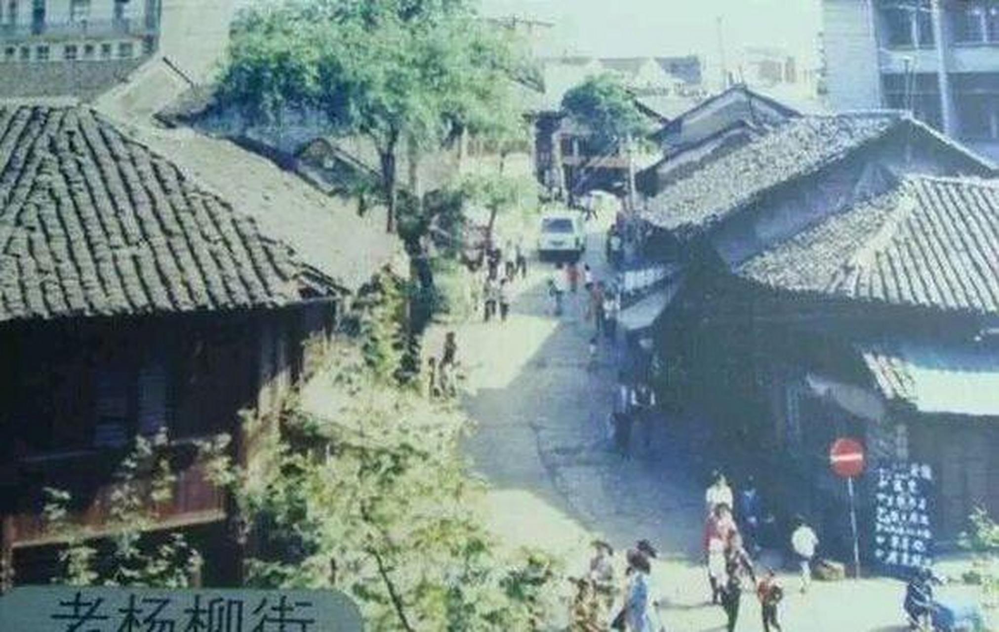 领动计划# 【故乡老照片】八十年代贵州兴义的杨柳街