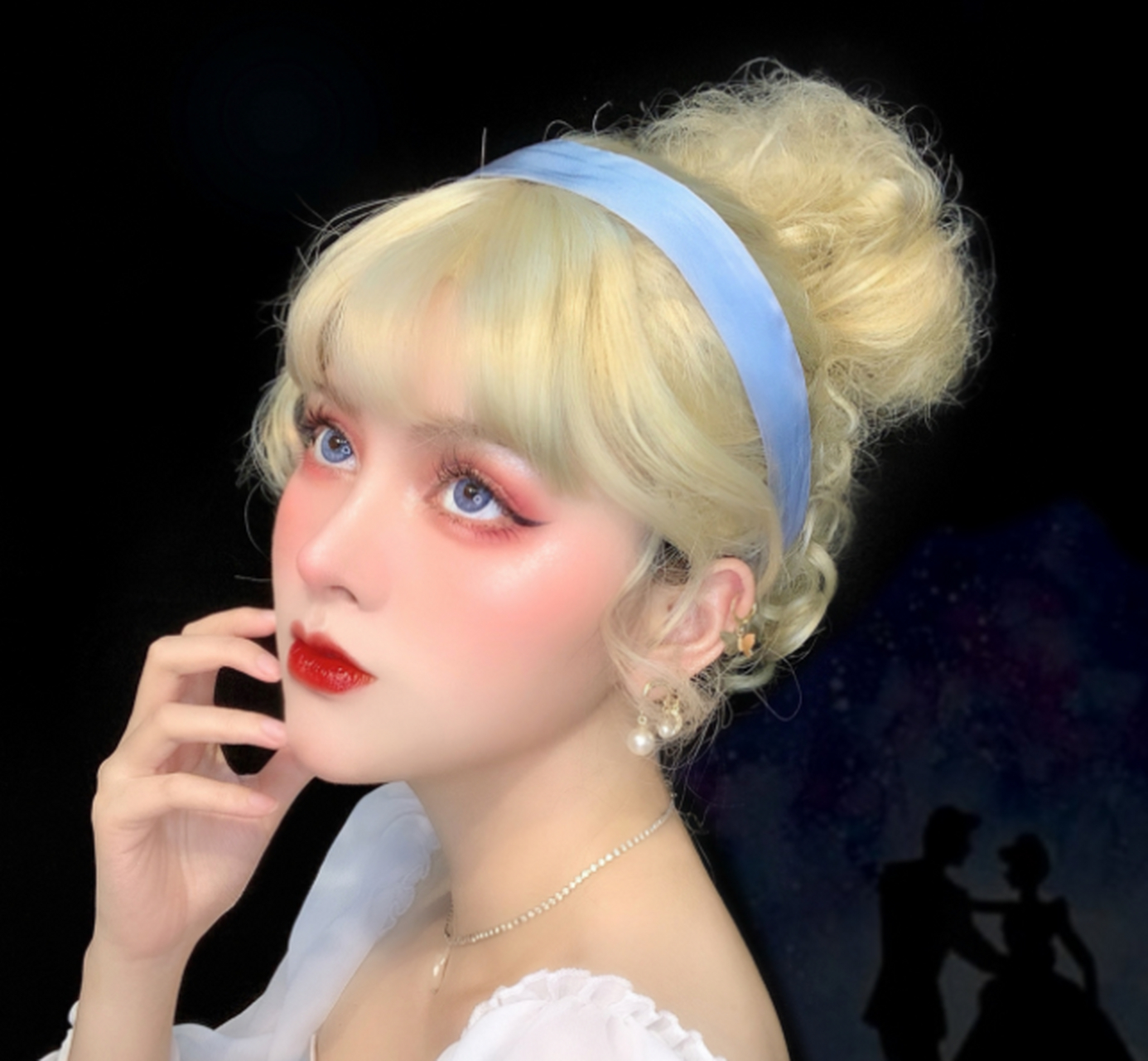 迪士尼公主,灰姑娘cinderella仿妆.