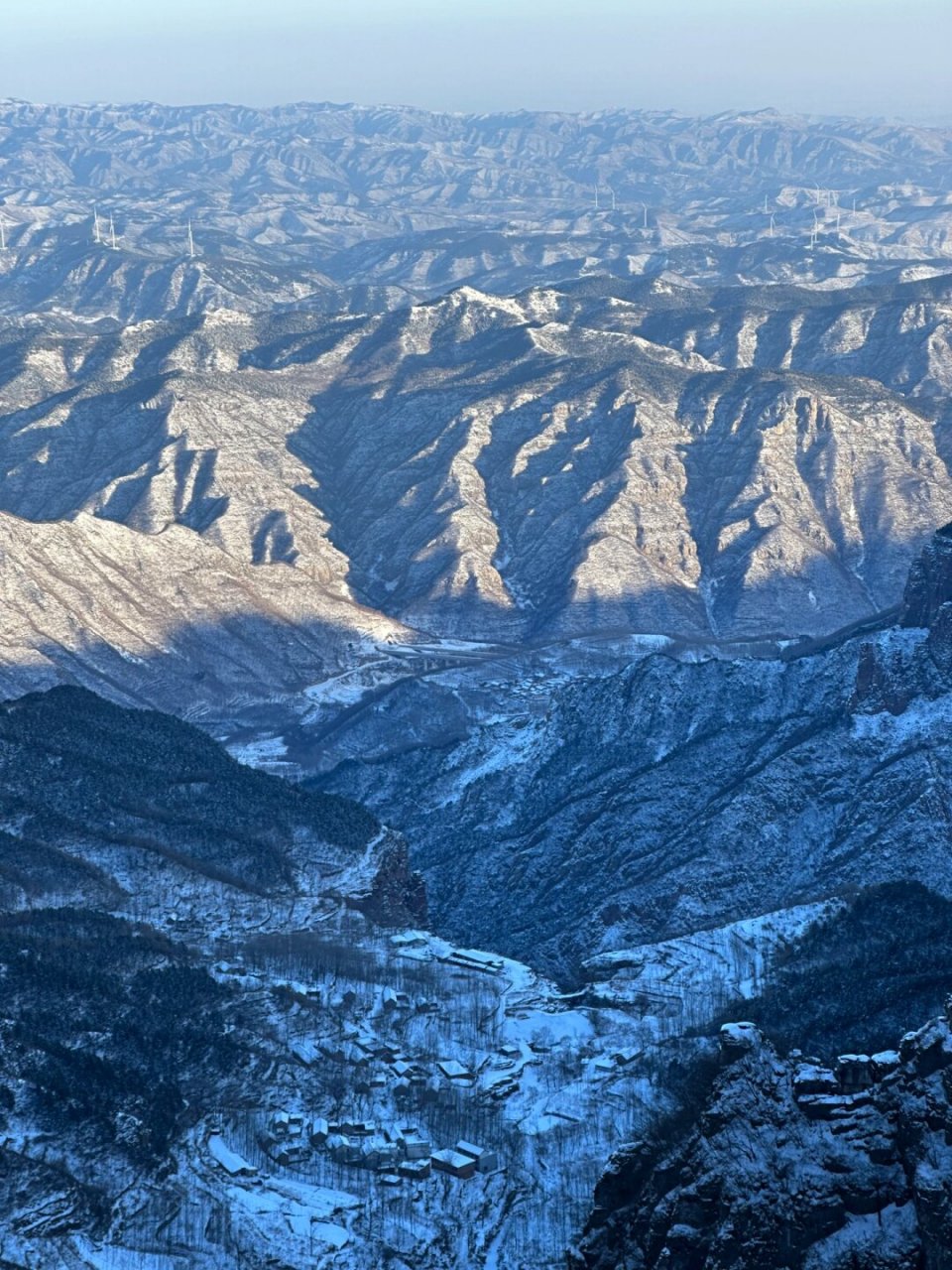 王莽岭雪景图片