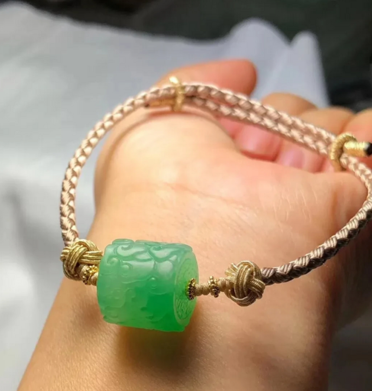 德钰轩珠宝##点击头像看直播# 路路通,翡翠创新,正面我们做了喷砂