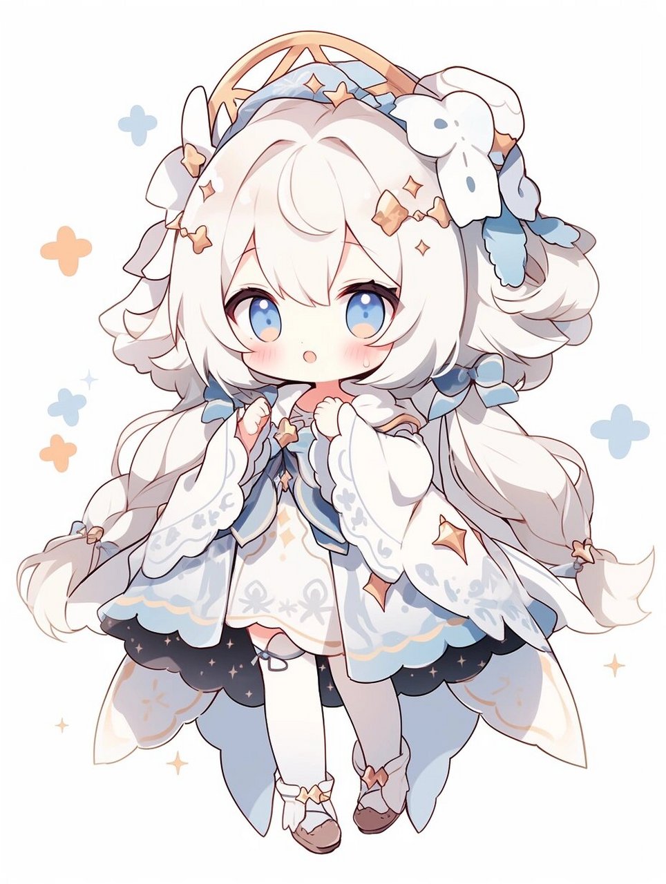 动漫人物 可爱女孩 二次元女生壁纸  这娃娃真的漂亮!