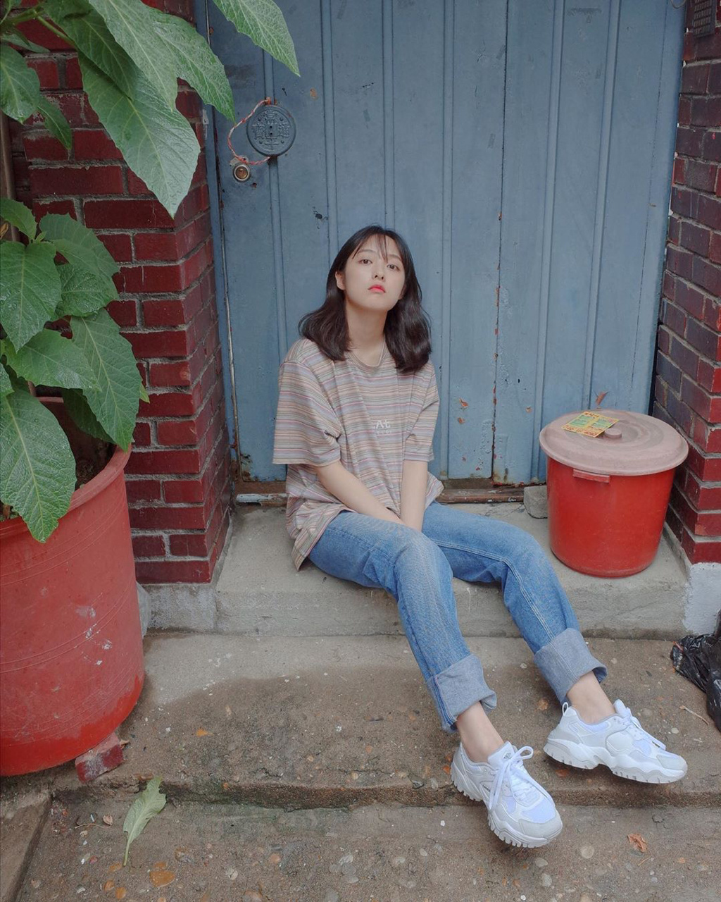 金宝罗私服穿搭 是个古灵精怪的小可爱 金宝罗日常私服穿搭look 好