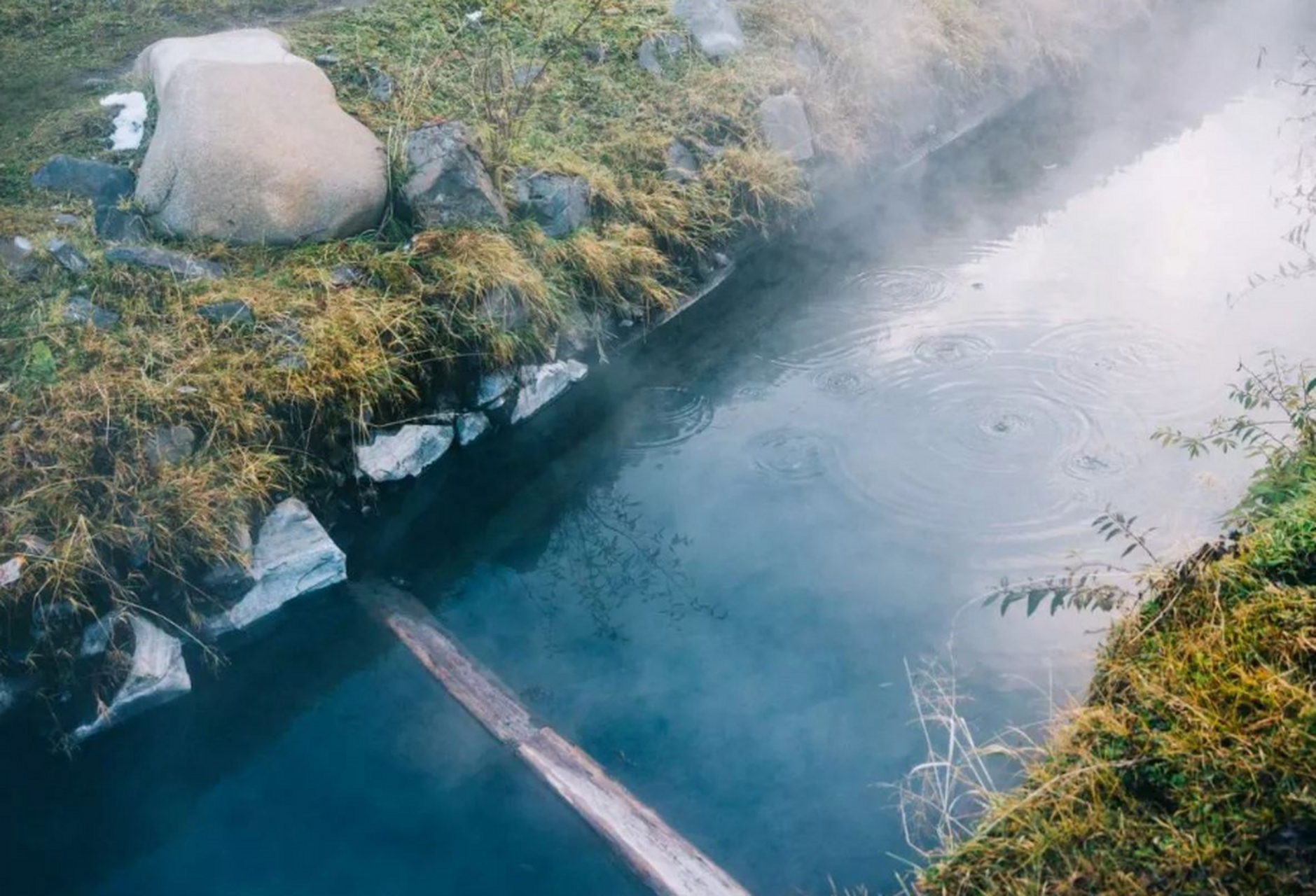 党岭村的纯天然野温泉也是我们这次出行非常想要去的地方,一共有两处