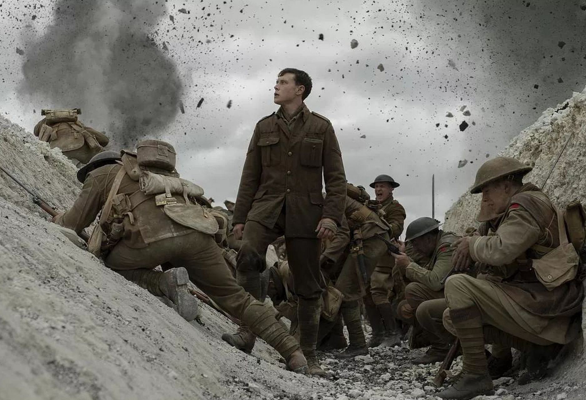 每日电影推荐之《1917 该片以第一次世界大战为背景,讲述了2名英国