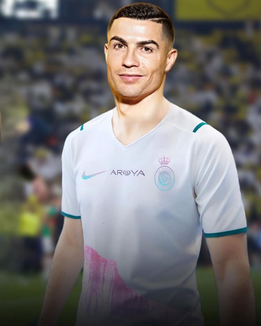 c罗穿着利雅得胜利传闻中的第三套球衣,这套看起来怎么样?