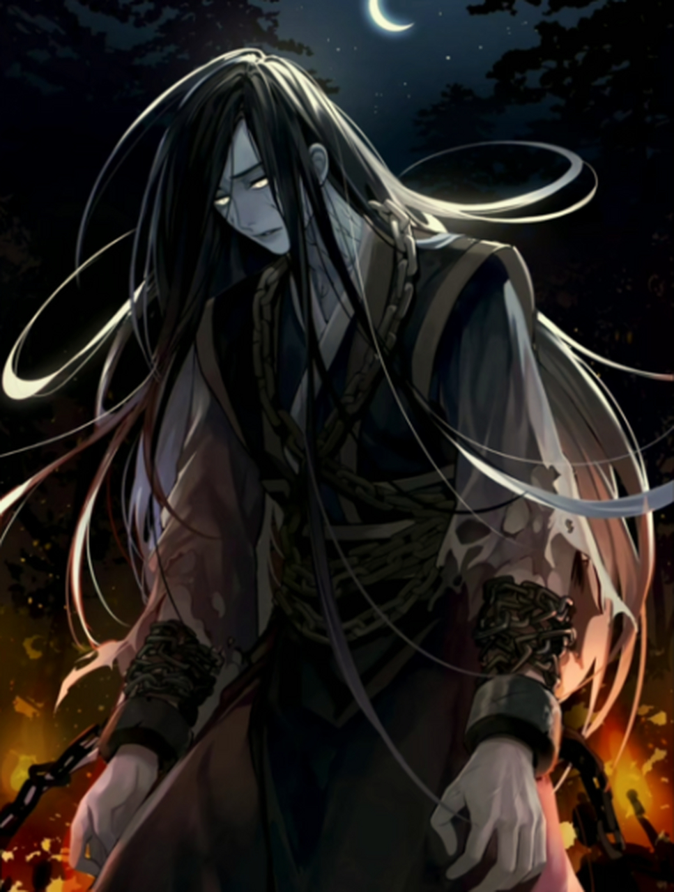 他曾经也是个翩翩少年郎啊…… #魔道祖师# #温宁