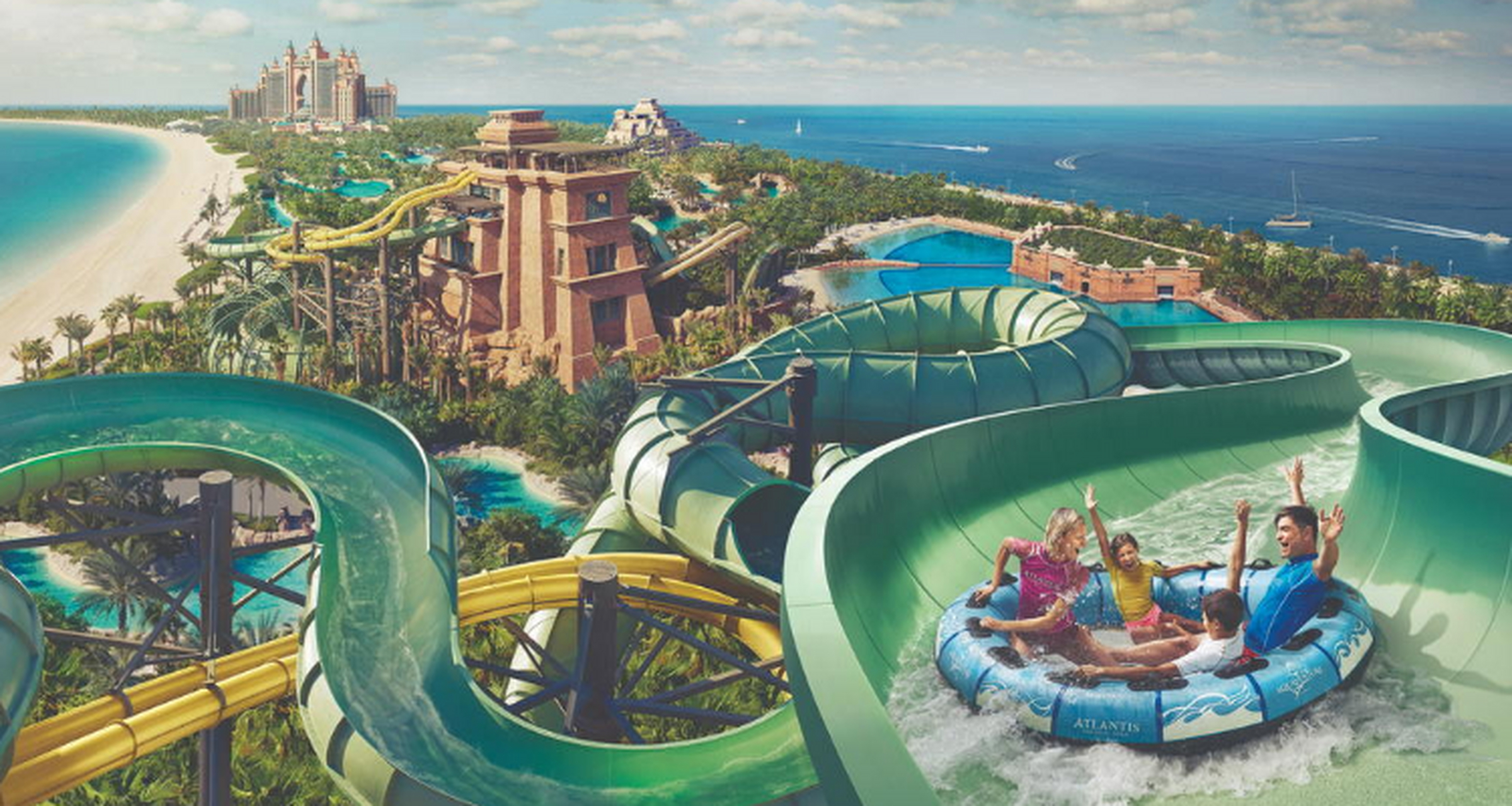 全球最豪华的水上乐园 阿联酋水世界冒险乐园(迪拜) 阿联酋水世界冒险