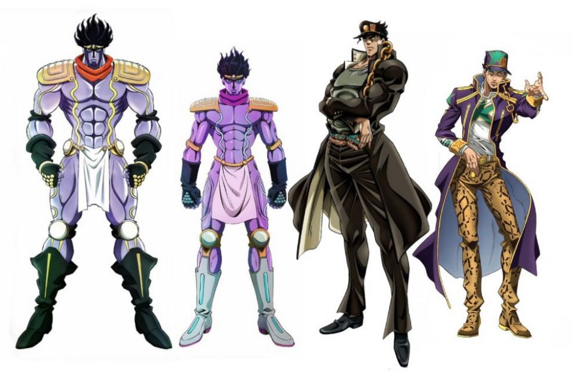 jojo的奇妙冒险# 承太郎对比