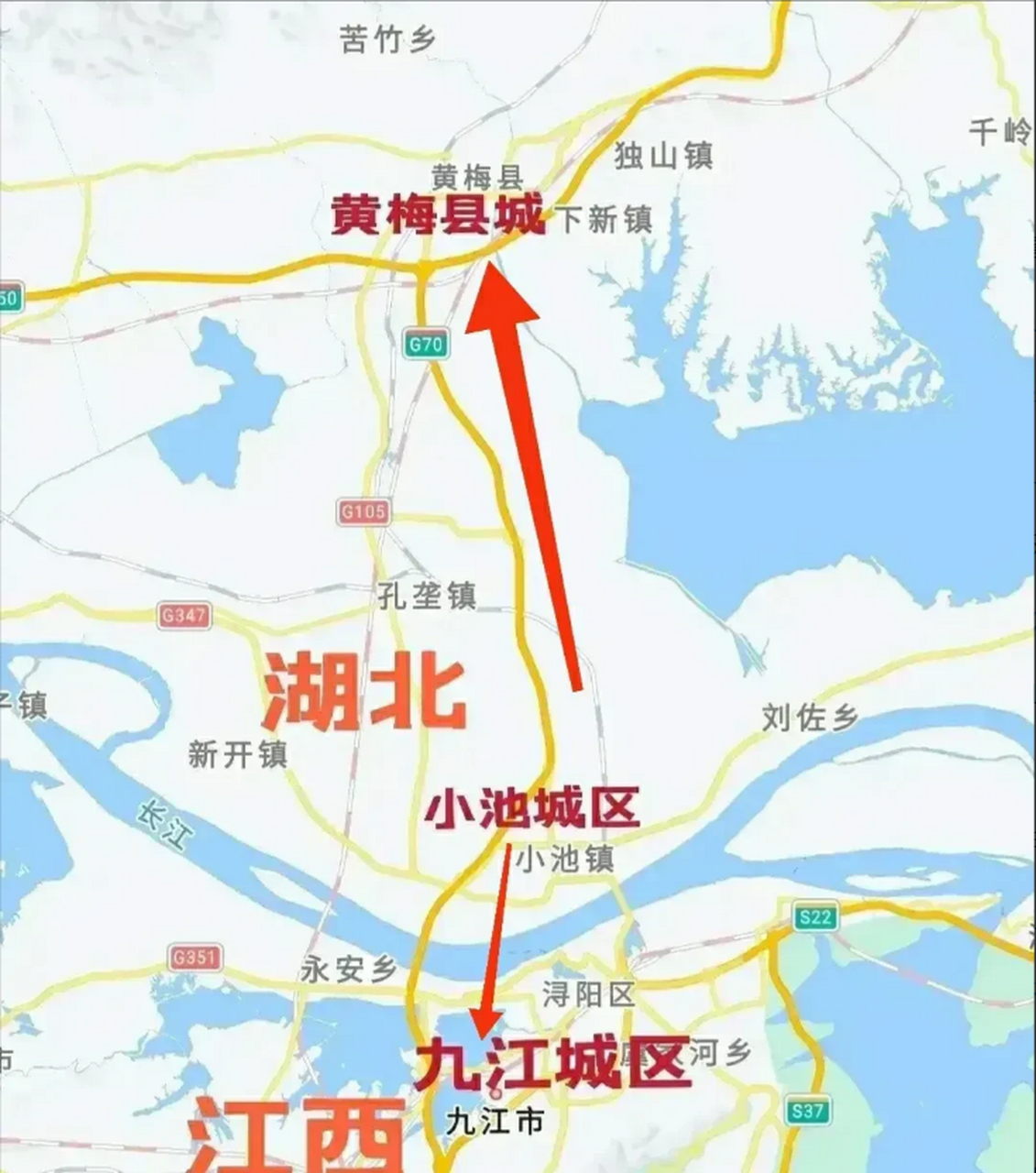 如果湖北省黄梅县的小池镇能够划归九江市的话,那该多好啊!