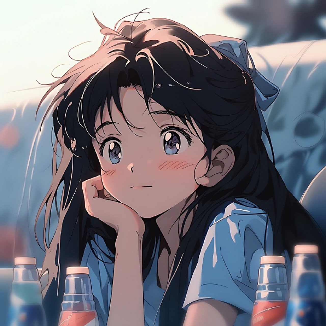 【来自小红书:ruarua】 #头像# #头像分享# #蓝色系头像# #动漫头像