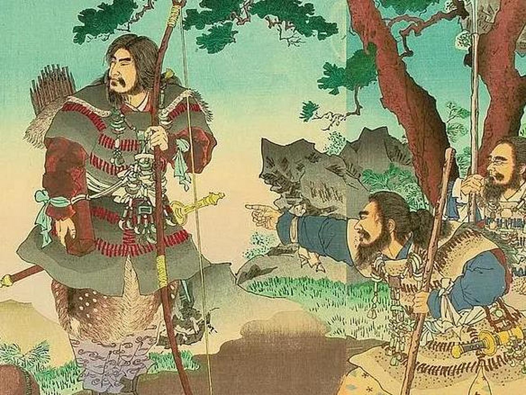 神武天皇是太阳神的后裔,他是彦潋第四个儿子.