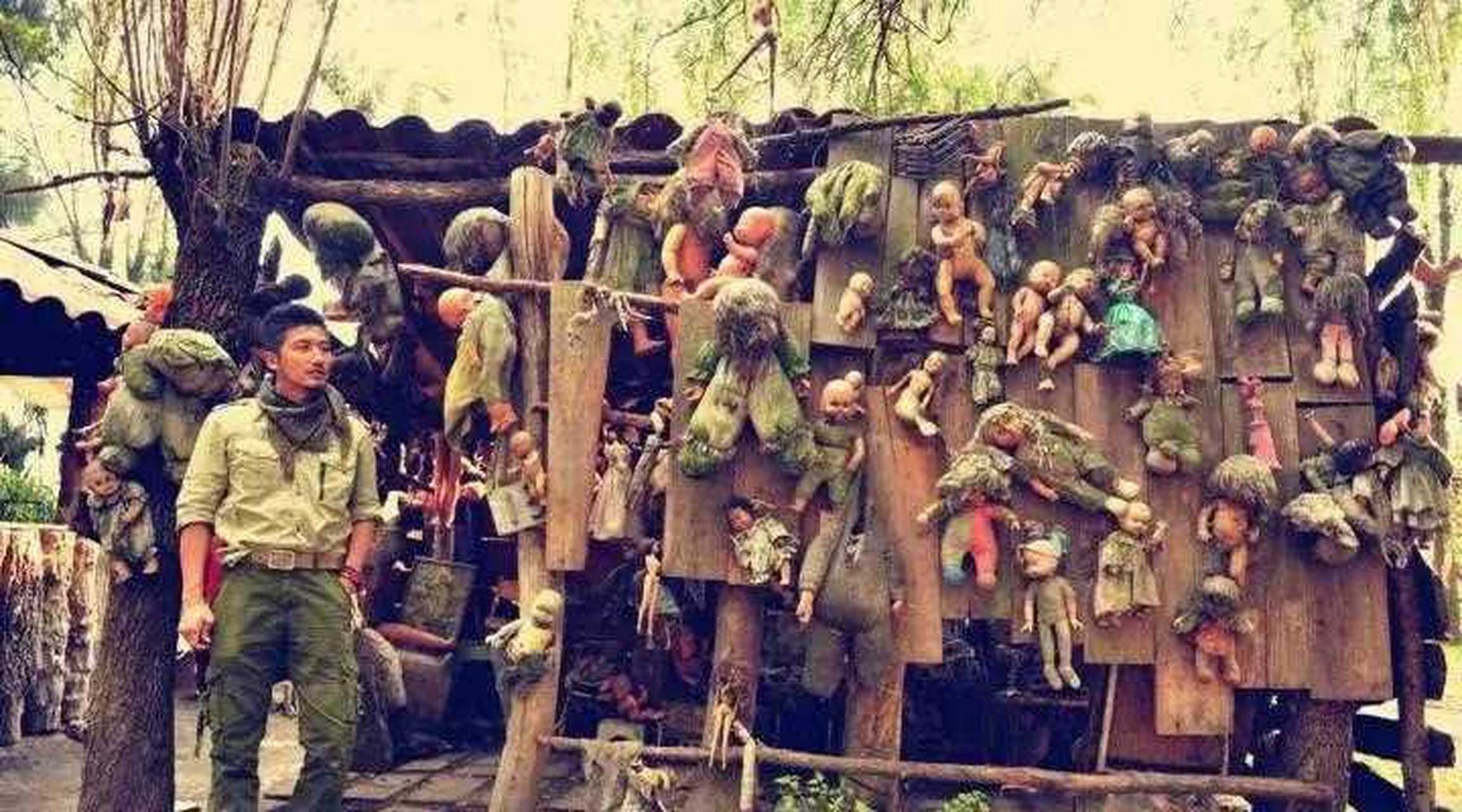 1:墨西哥鬼娃娃岛 2:西西里岛八千具木乃伊墓室 3:日本青木原树海 4