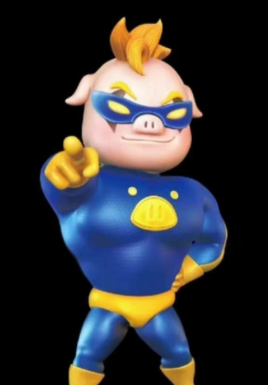 超人强摘下眼镜的样子.