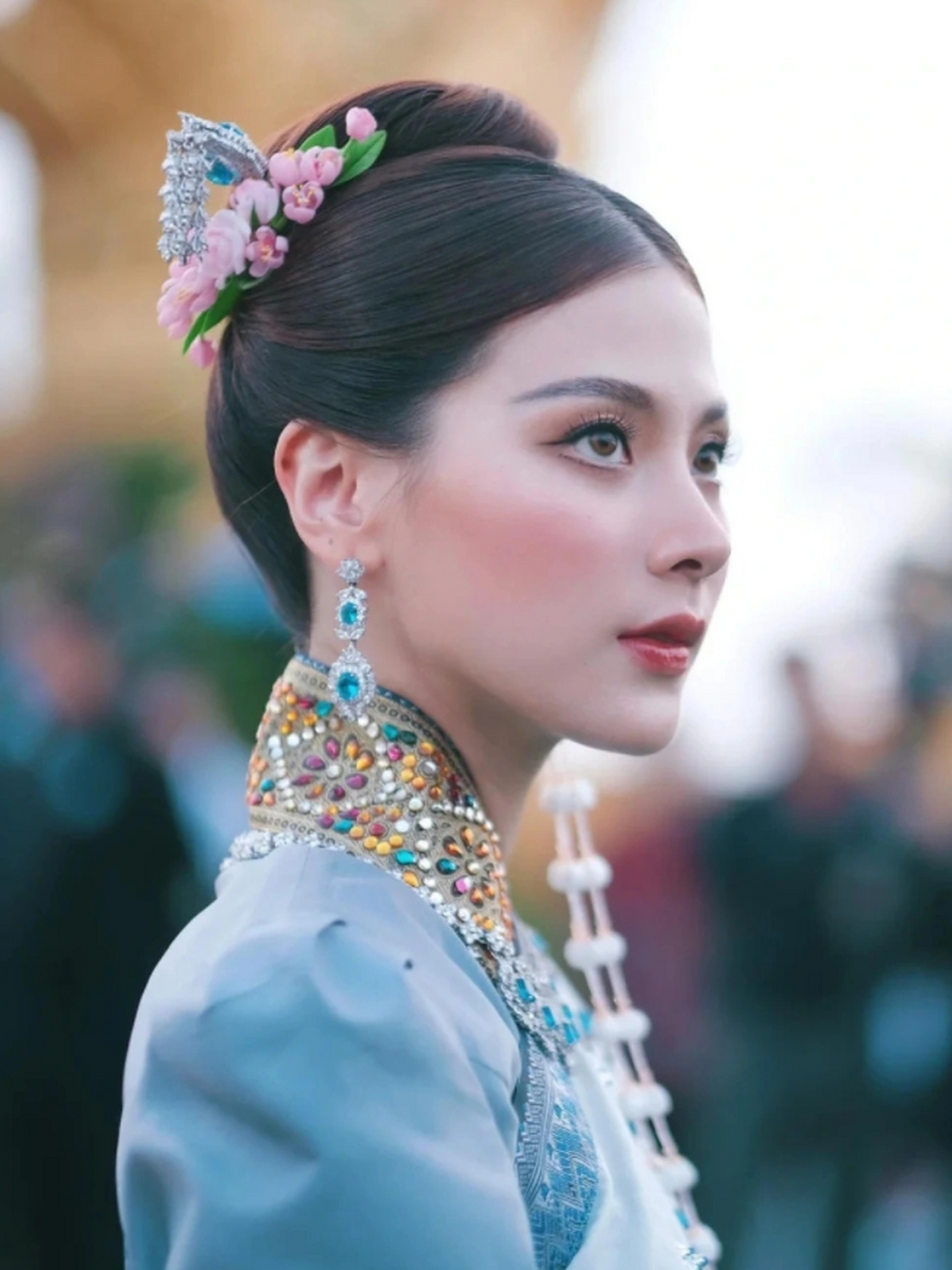 小水应该是泰国最漂亮的女星吧,骨相脸真的太绝了