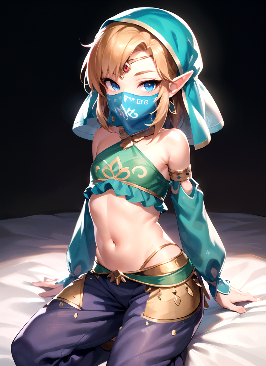 塞尔达传说:女版林克长这样?别说,还真有点美!