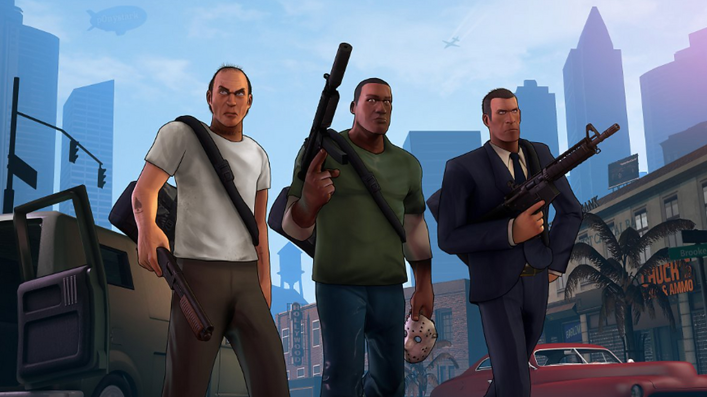 《侠盗猎车手5》是一款开放世界动作冒险游戏,玩家可以在一个虚构的