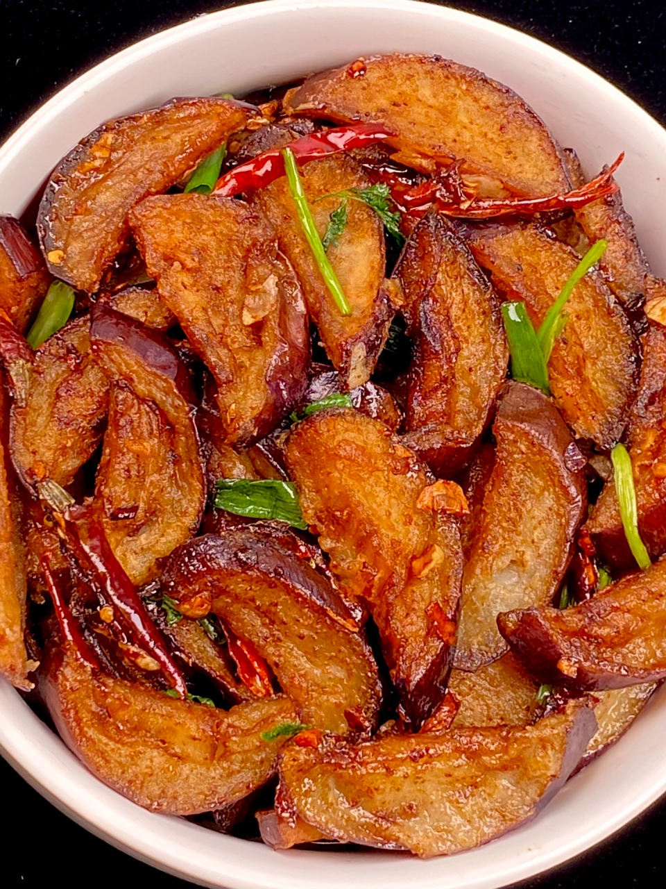 02食材:茄子 干辣