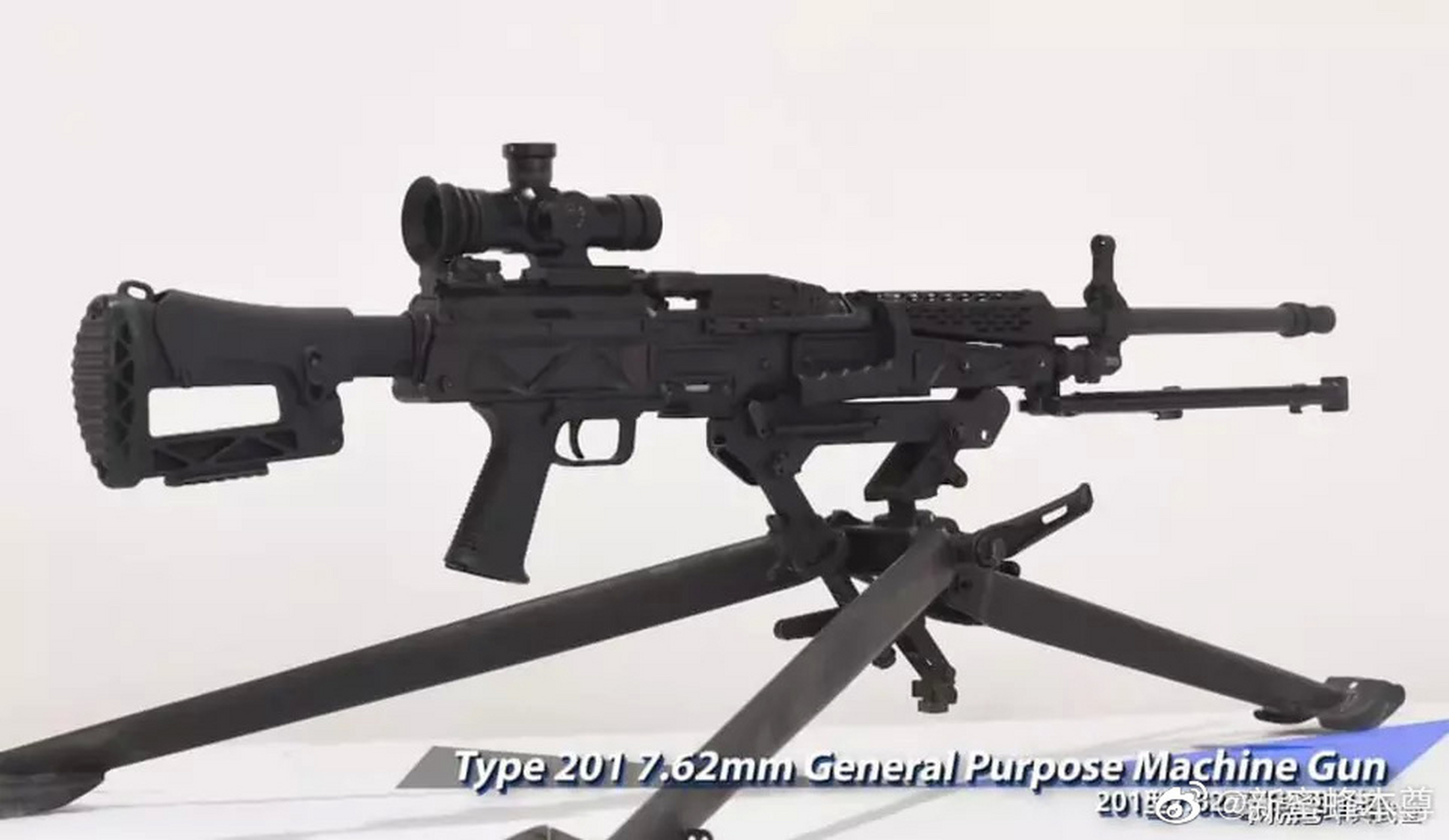 中国新型7.62毫米机枪图片