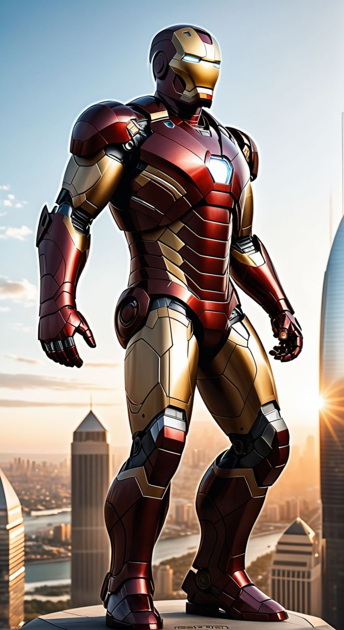 【ai绘画】漫威英雄 钢铁侠(高清壁纸分享) 欢迎关注交流[鼓掌] 加入