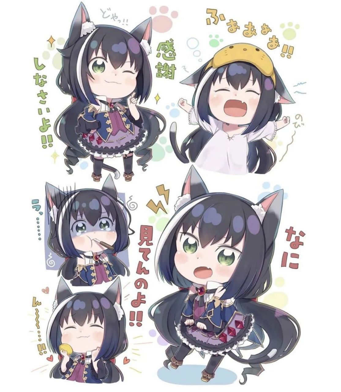 q版怎么画动漫人物表情绘制参考 画师totakeke的作品太太太可爱啦.