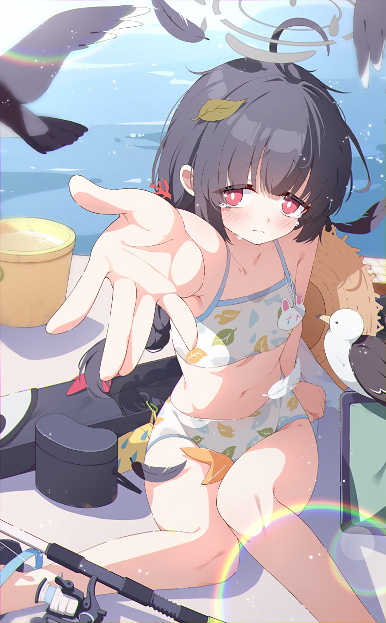 acg观察志# 这是一位正在被海鸥们欺负的美少女,她向你伸出了手,你的