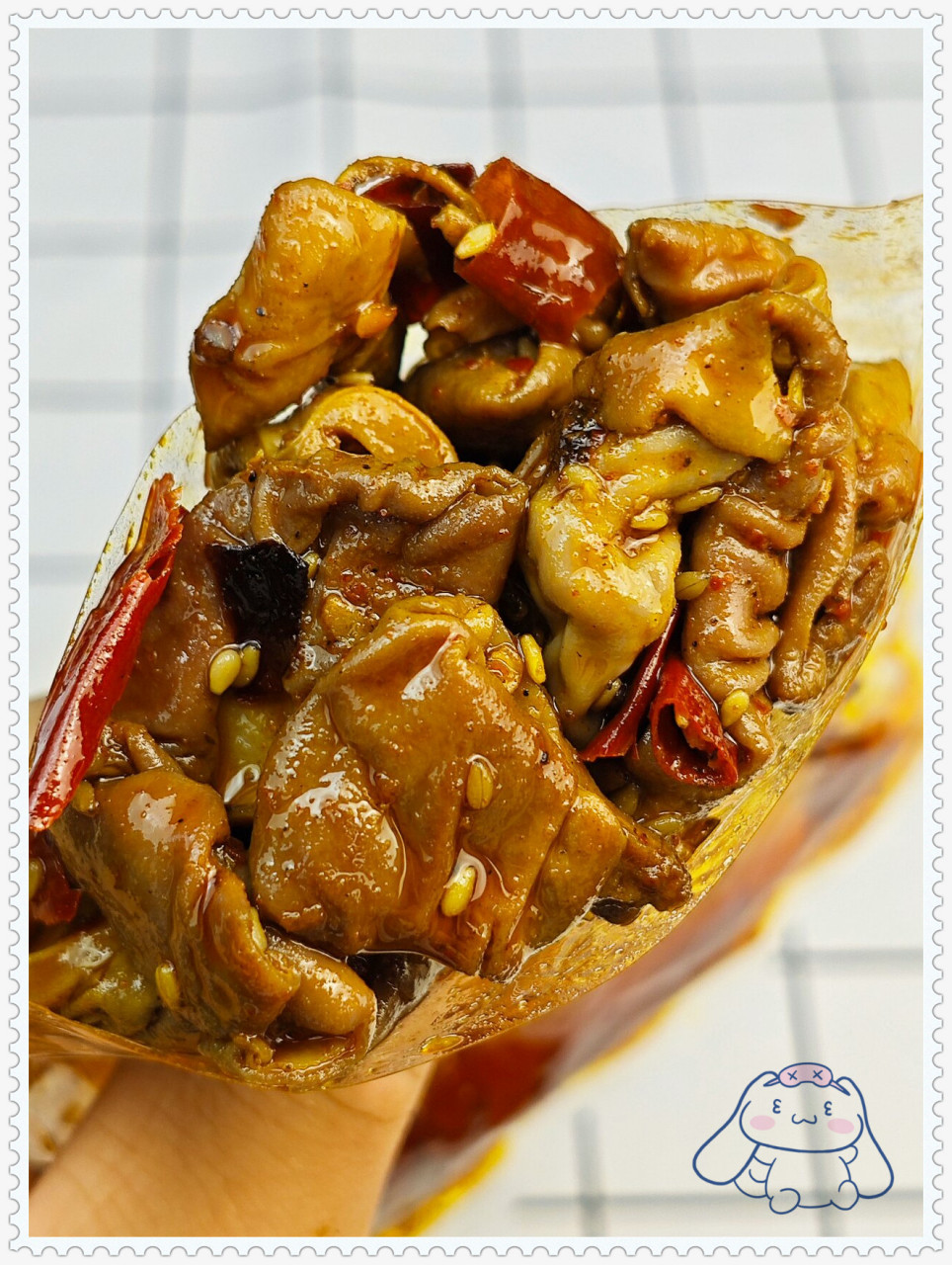 四川人真是绝对的美食家.  兔肚的麻辣口感果然不负众望.