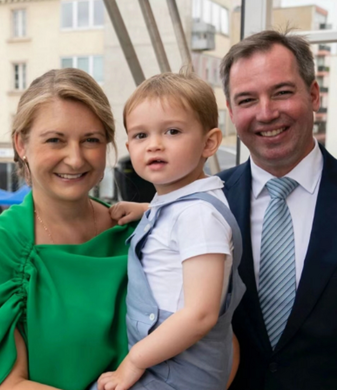 卢森堡小王子在6月22日,与纪尧姆大公储,斯蒂芬妮大