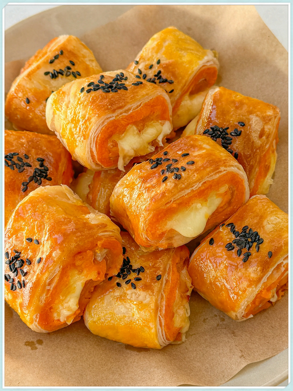 一定要试试这个芝士红薯酥·巨好吃  快来尝尝这款无人能躲避的芝士