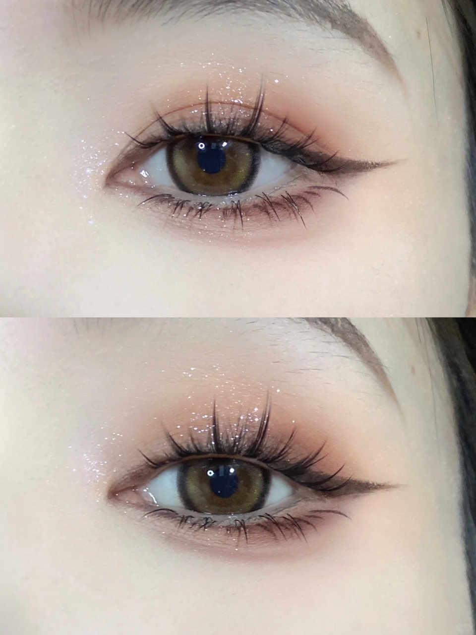 我的天6015贴这个睫毛根本不用p图6015上镜绝了 这个假睫毛不