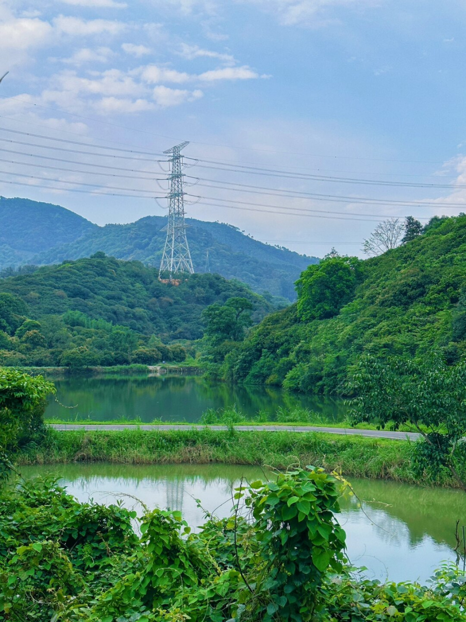 我宣布这是广州最美s弯骑行徒步路线  黄埔区的水声水库,是一个市区