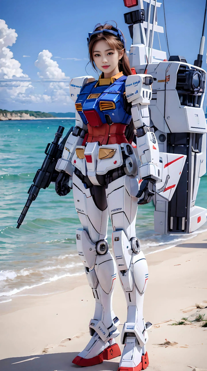 终局之战#机甲少女 #图文伙伴计划 #二次元ai绘画 #ai绘图 #高达
