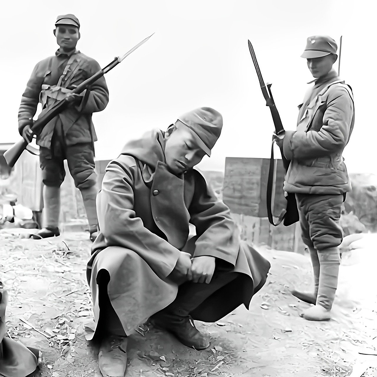 他受了重伤,看上去虚弱如丧家之犬.