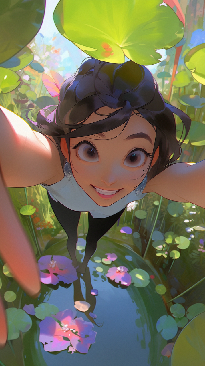 可爱美少女俯视照 #清纯美少女