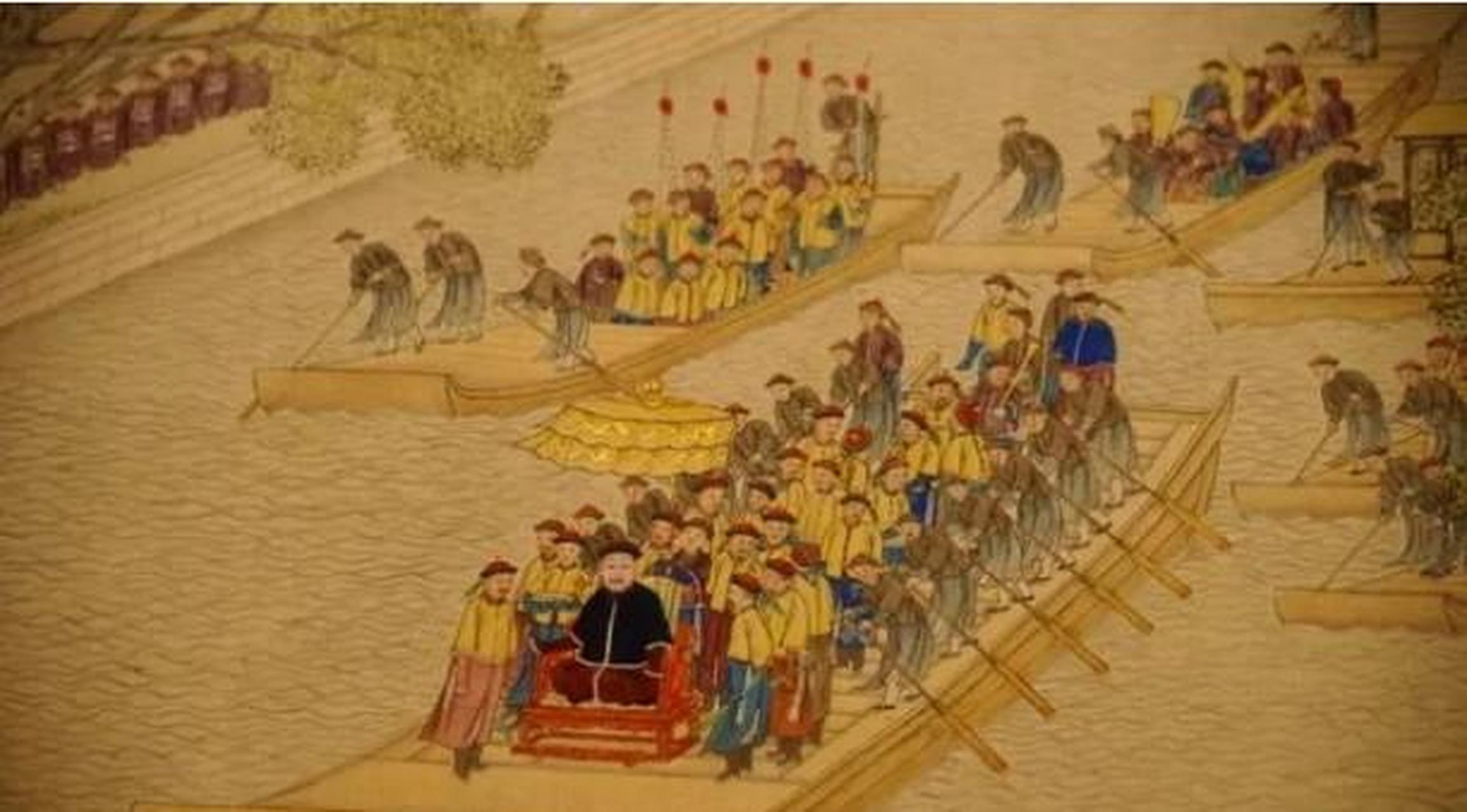 清高宗乾隆南巡至扬州时,当地盐商商会头领江春自告奋勇地承担了接驾