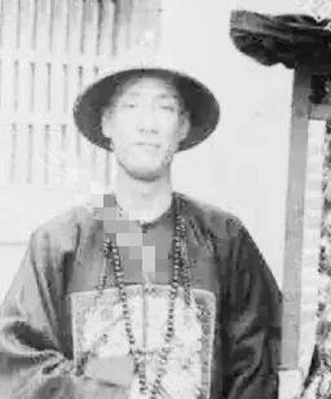 朱元璋的后裔,末代"延恩侯"朱煜勋的照片被重新发现.