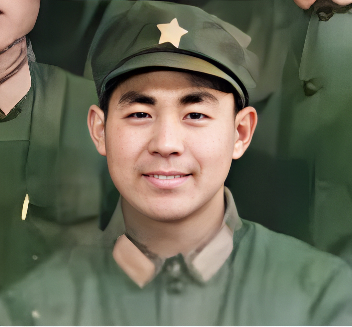 1970年,马保国入伍时的照片!