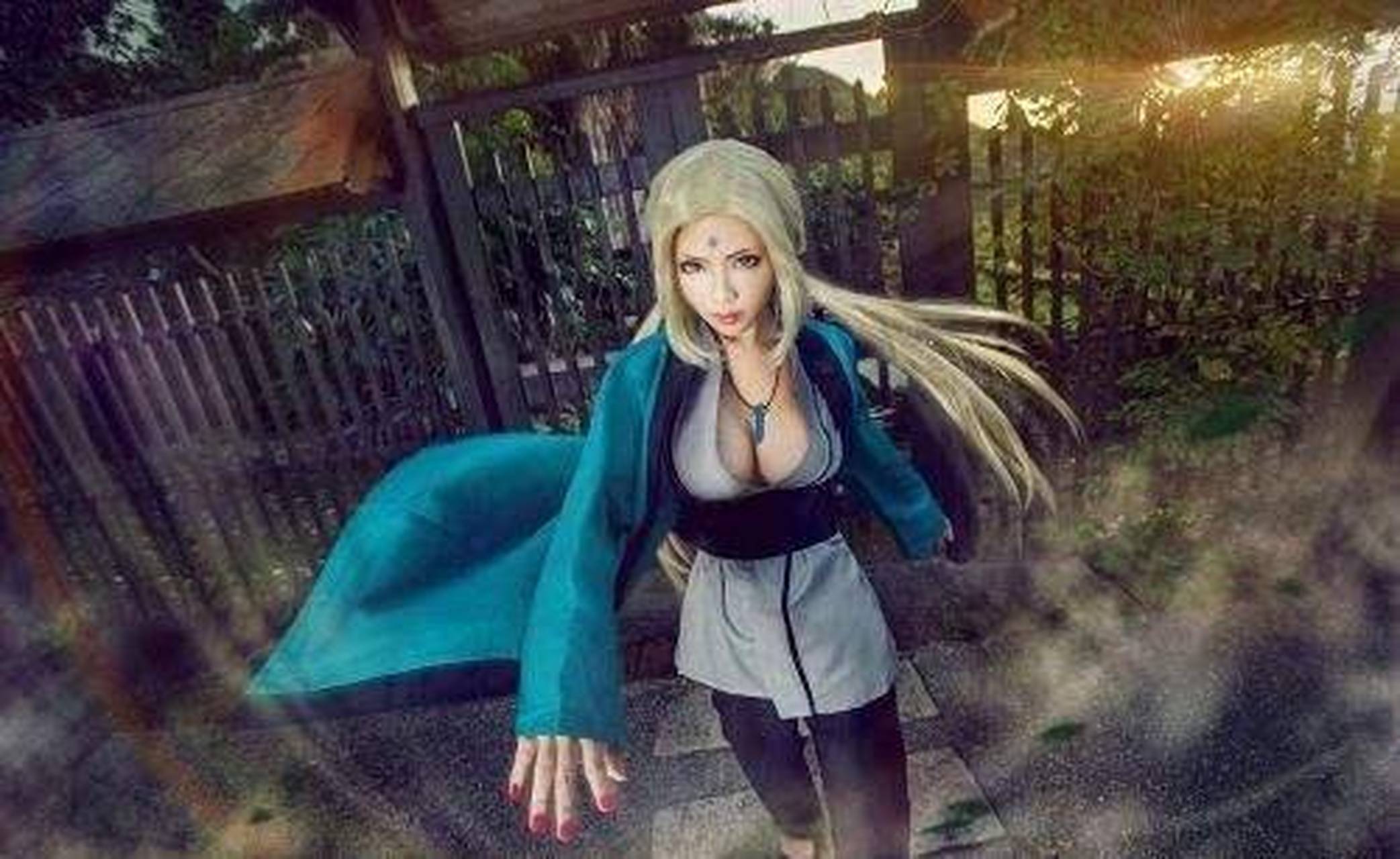 cosplay:纲手,木叶忍者村三忍之一,第五代火影