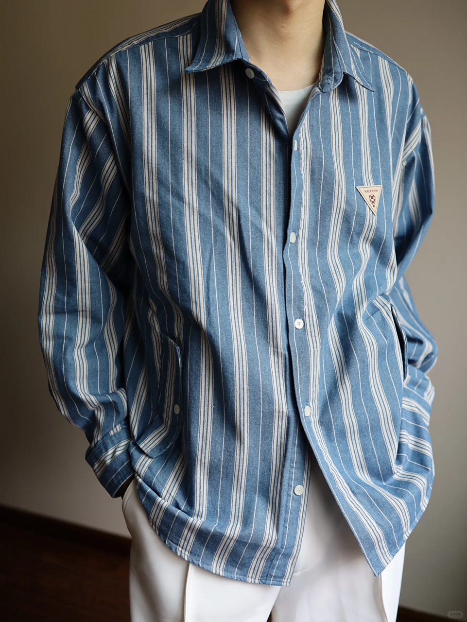 少年感条纹衬衫|cityboy开春衬衫穿搭教程 衬衫真的是少年感的穿搭