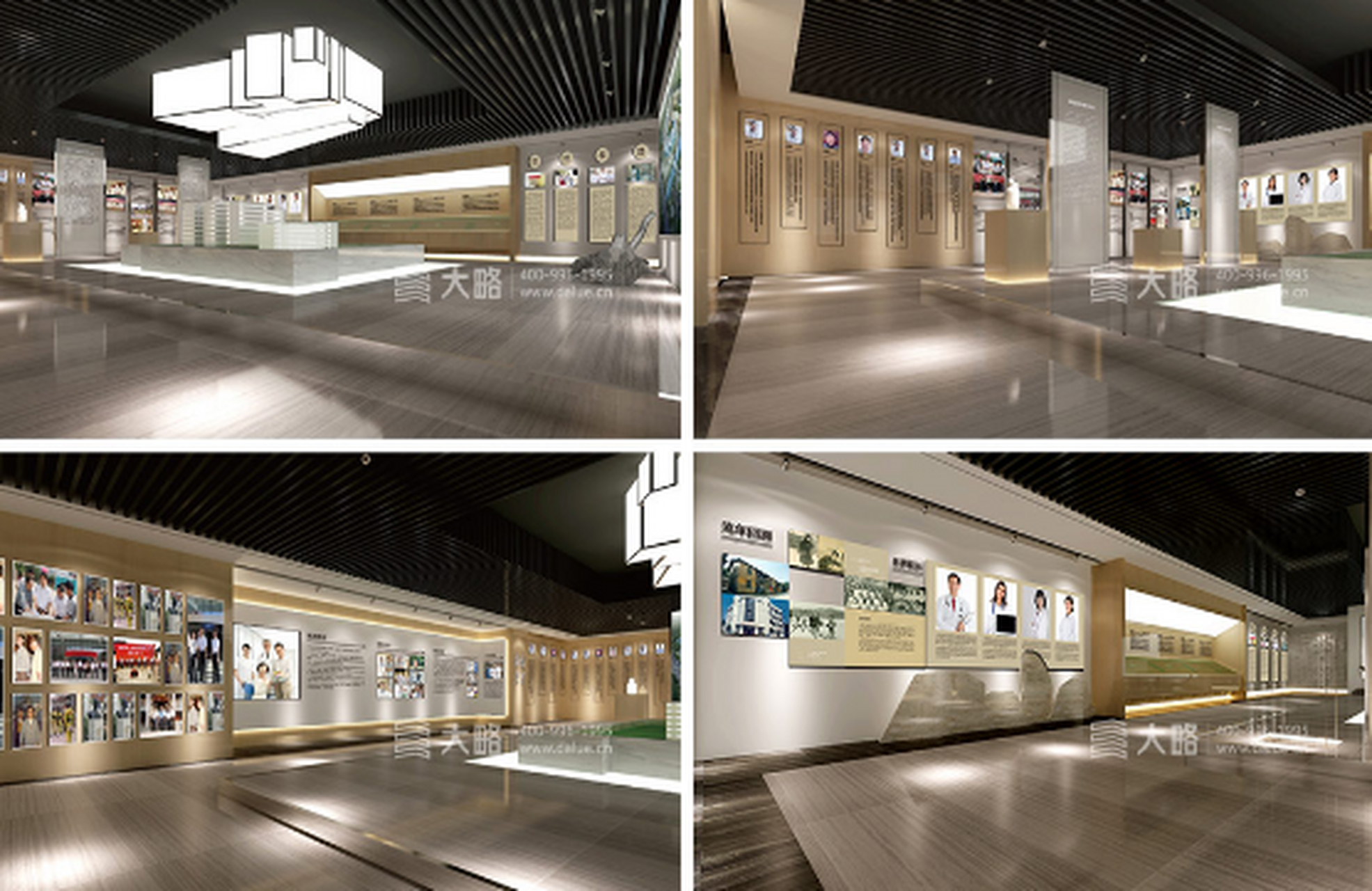 院史馆-医院院史馆的制作是在设计的基础上进行的,需要根据设计方案