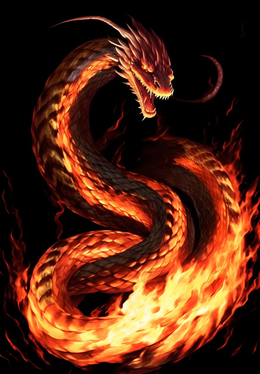 a绘11,#蛇##图片##动漫壁纸