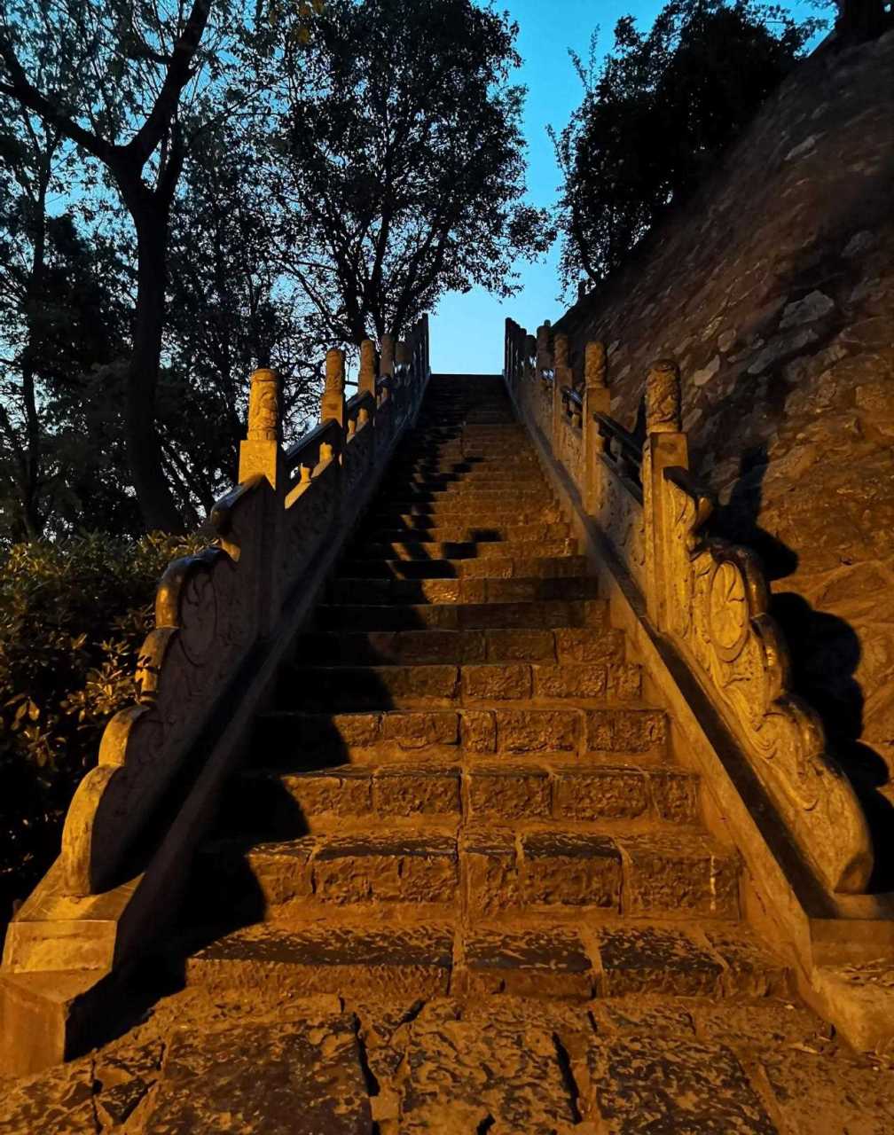 郑州紫荆山公园夜景图片