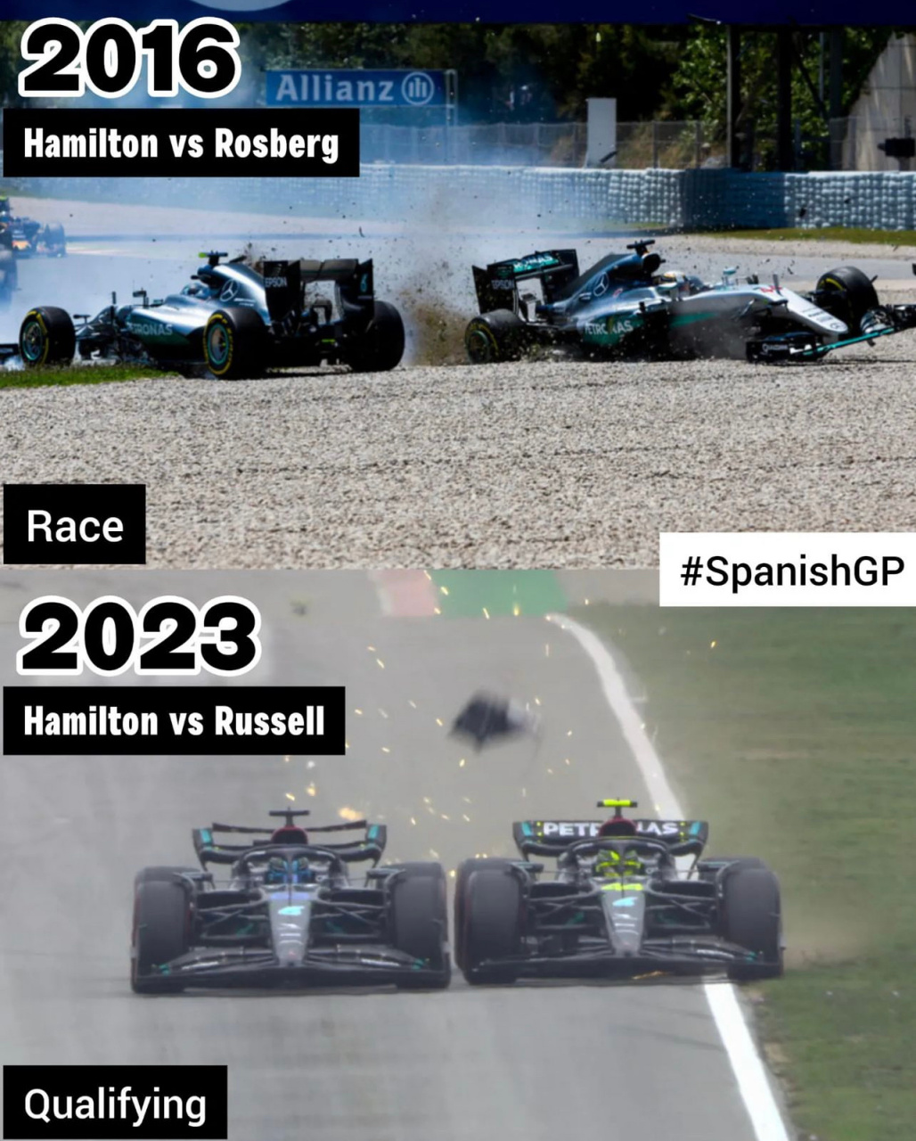 2016  2023 梅赛德斯车队在西班牙大奖赛~ 2023f1西班牙大奖赛  car