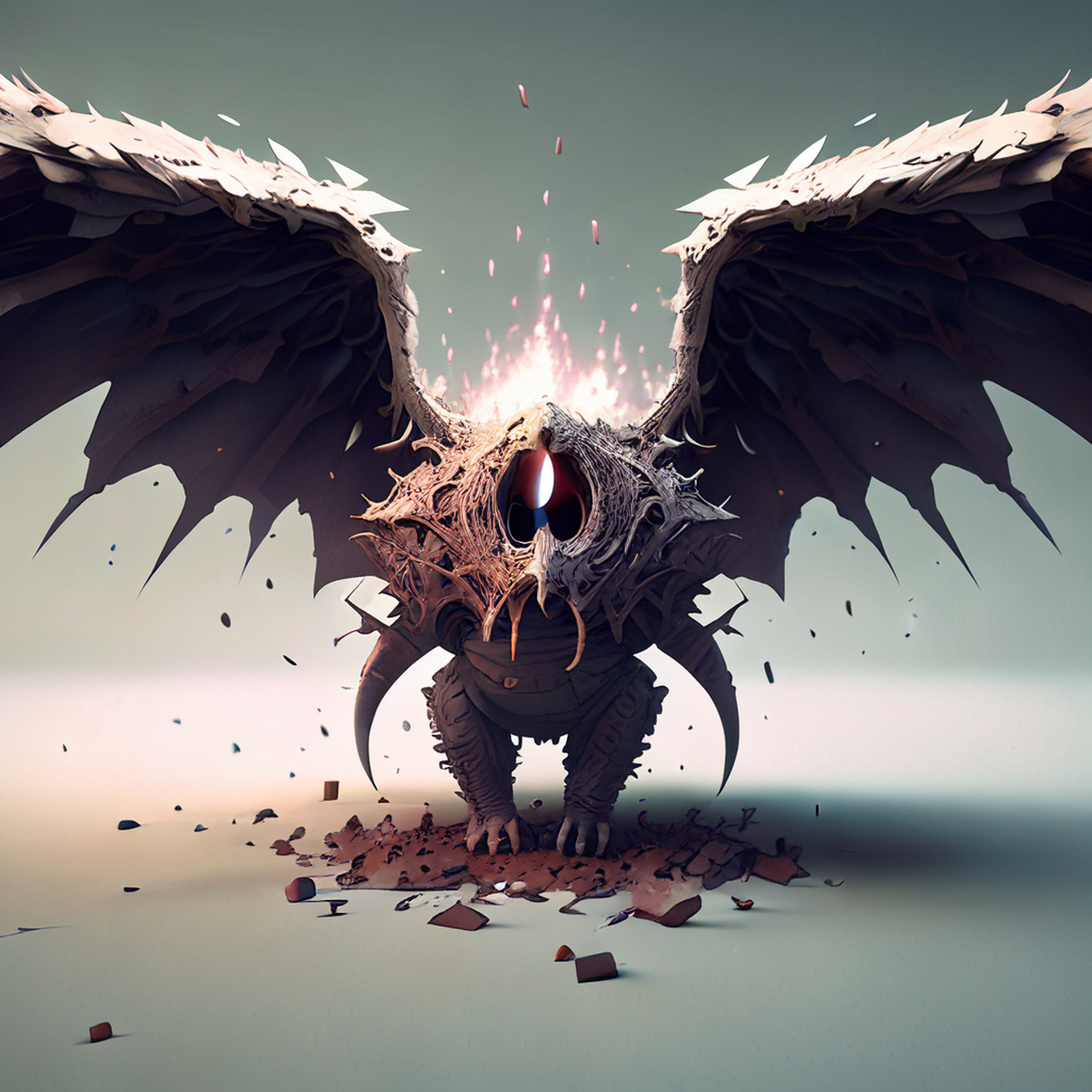 崩腾临空旷,踠足此小驻.优雅,闲适,安谧#百度ai绘图黑科技