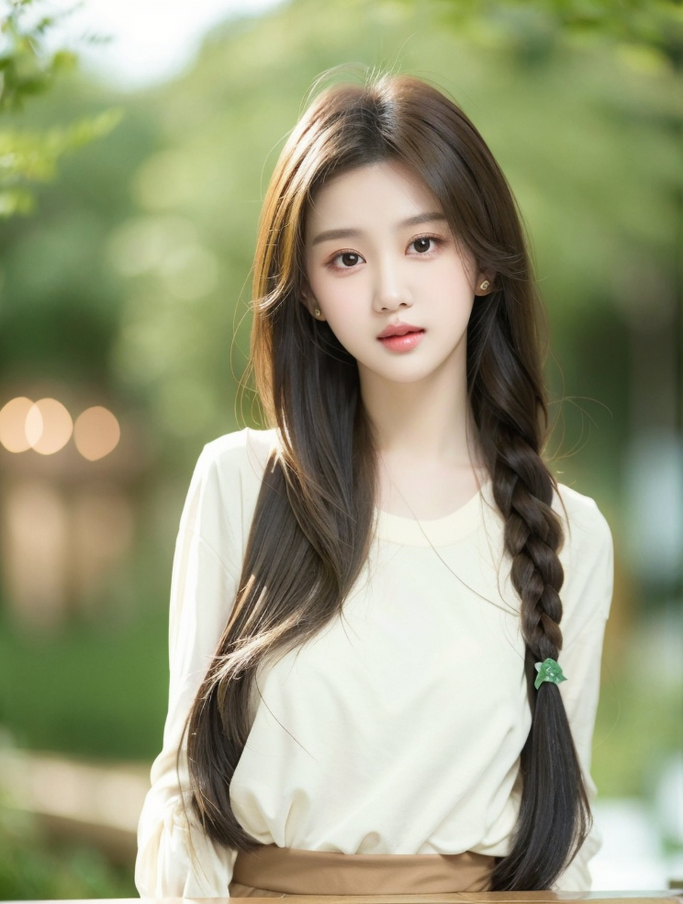 气质清纯美女人像摄影高清壁纸 #美女# #养眼美女