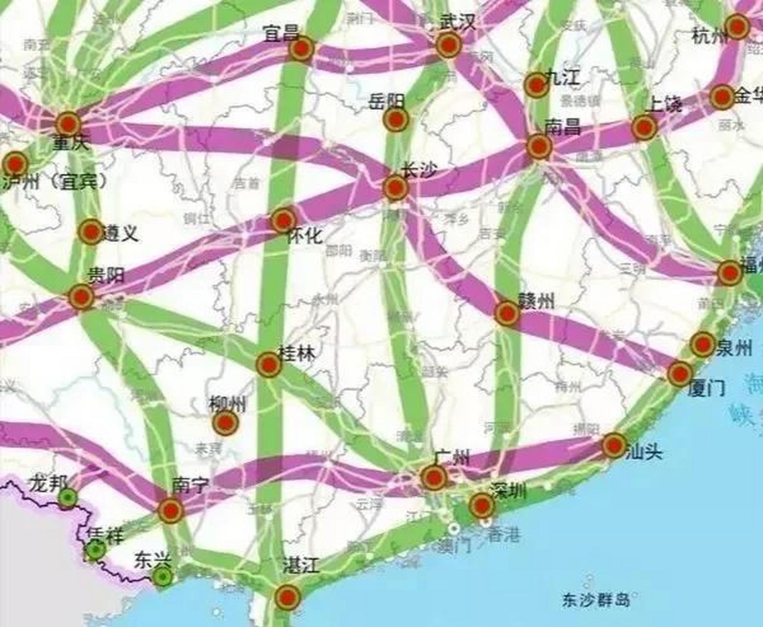 渝长厦高铁湖南段有两条选择路线?