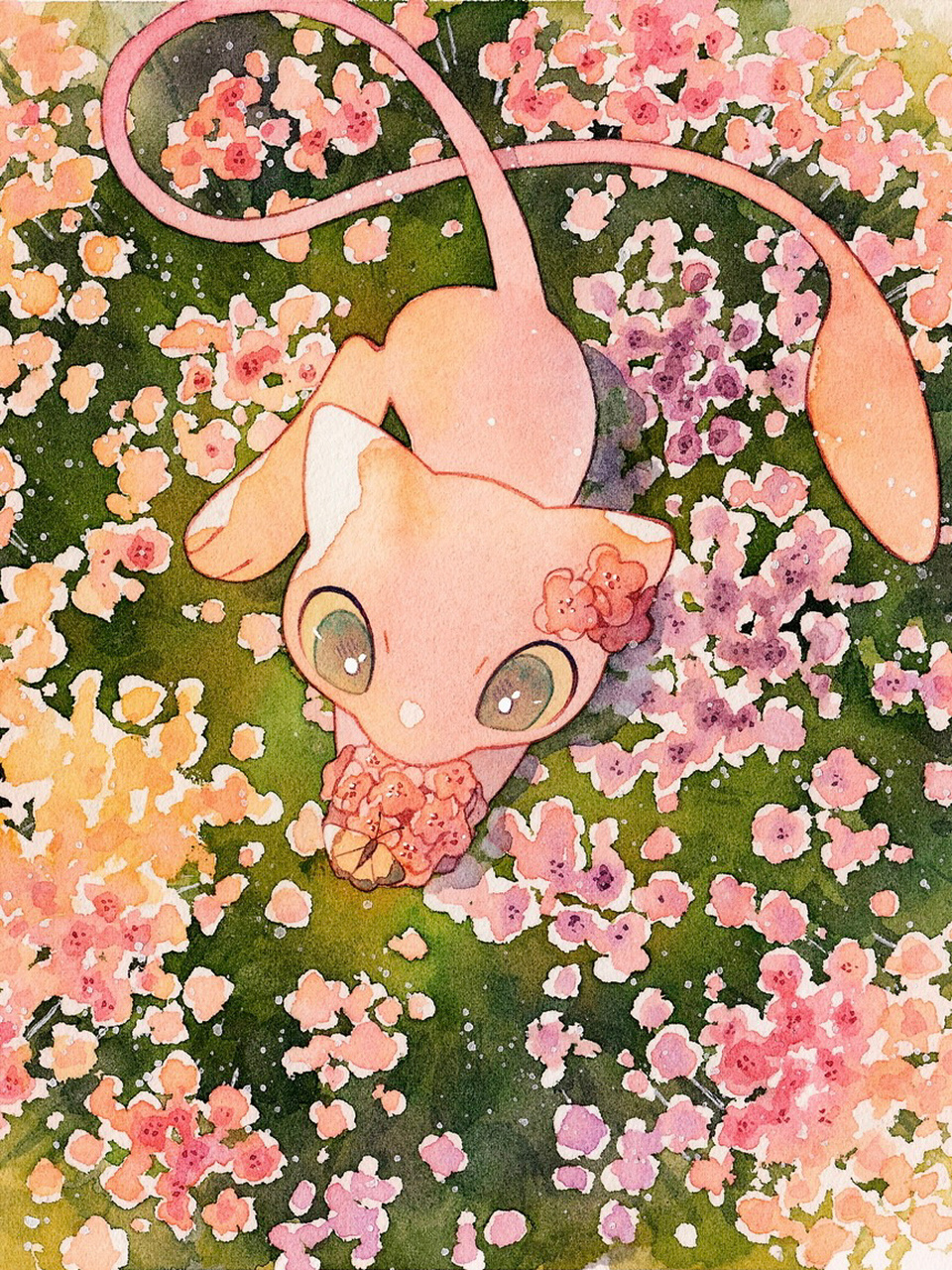 超软萌的宝可梦系列水彩插画